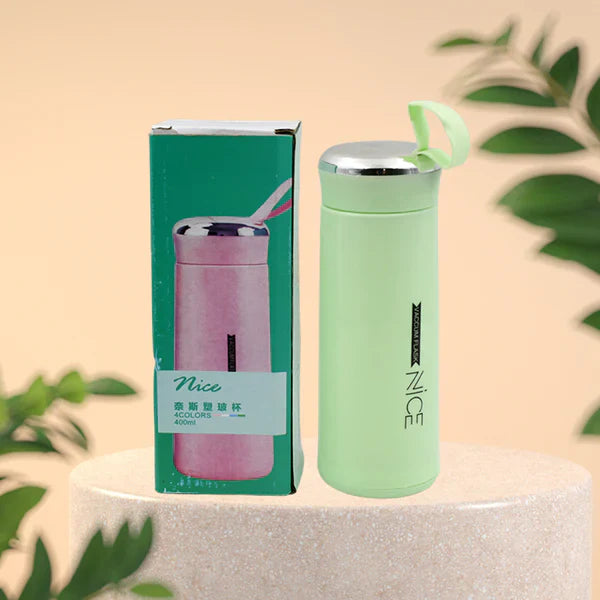 "Nice" Green Insulated Bottle (Hot & Cold Flask)